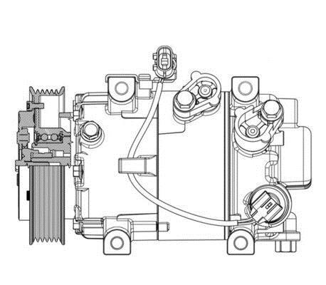 Compresseur, climatisation MAHLE Aftermarket ref. ACP 628 000P