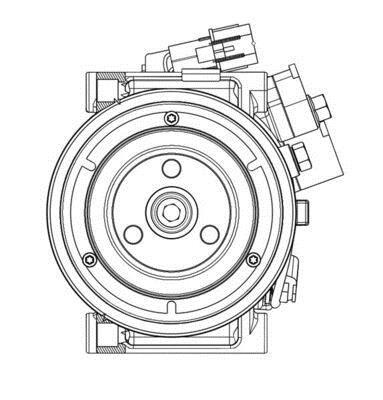 Compresseur, climatisation MAHLE Aftermarket ref. ACP 628 000P