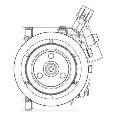 Compresseur, climatisation MAHLE Aftermarket ref. ACP 629 000P