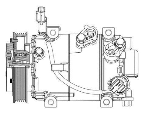 Compresseur, climatisation MAHLE Aftermarket ref. ACP 629 000P