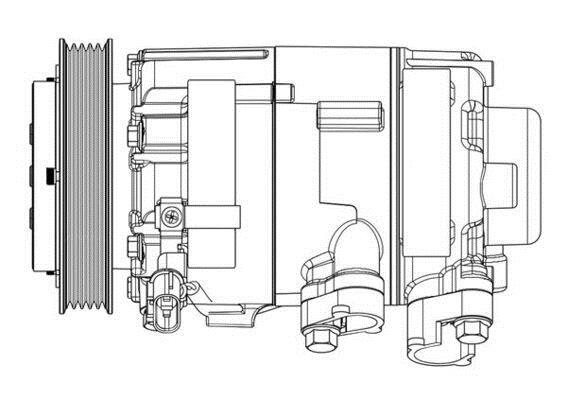 Compresseur, climatisation MAHLE Aftermarket ref. ACP 629 000P