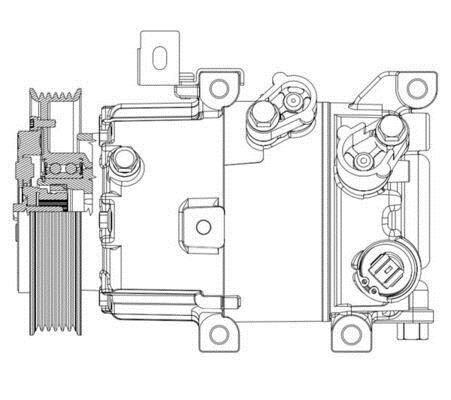 Compresseur, climatisation MAHLE Aftermarket ref. ACP 630 000P