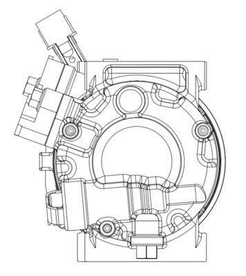 Compresseur, climatisation MAHLE Aftermarket ref. ACP 632 000P