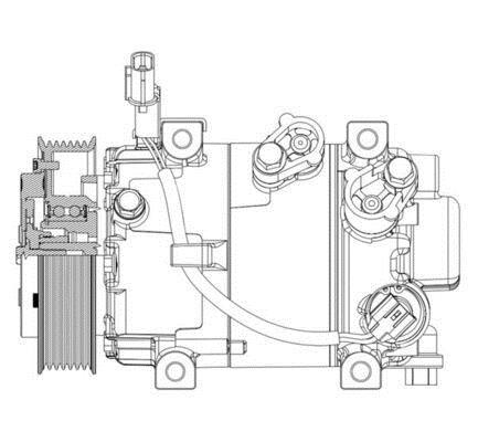 Compresseur, climatisation MAHLE Aftermarket ref. ACP 632 000P