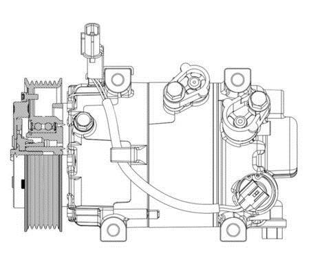 Compresseur, climatisation MAHLE Aftermarket ref. ACP 632 000P