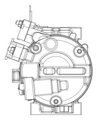 Compresseur, climatisation MAHLE Aftermarket ref. ACP 634 000P
