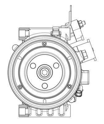 Compresseur, climatisation MAHLE Aftermarket ref. ACP 634 000P