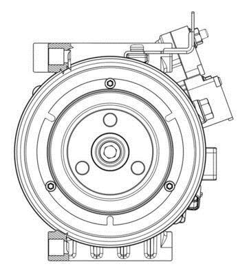 Compresseur, climatisation MAHLE Aftermarket ref. ACP 635 000P