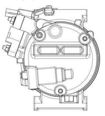 Compresseur, climatisation MAHLE Aftermarket ref. ACP 637 000P