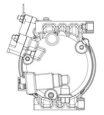 Compresseur, climatisation MAHLE Aftermarket ref. ACP 638 000P
