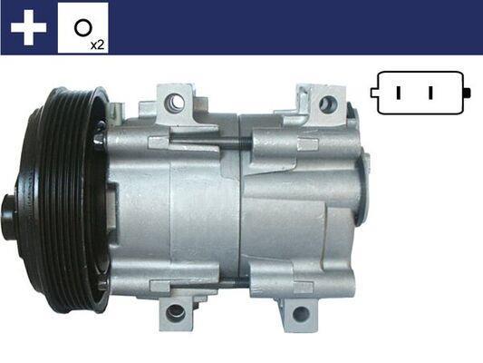 Compresseur, climatisation MAHLE Aftermarket ref. ACP 843 000S