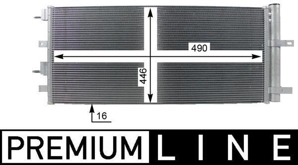 Condenseur, climatisation (Radiateur de climatisation) MAHLE Aftermarket ref. AC 274 000P