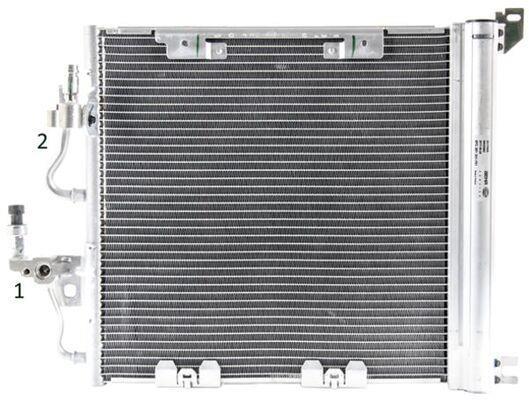 Condenseur, climatisation (Radiateur de climatisation) MAHLE Aftermarket ref. AC 376 000P