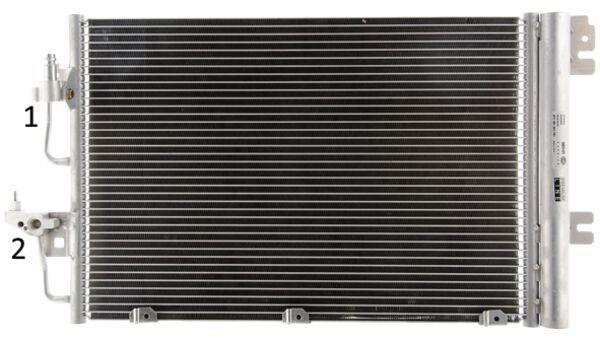 Condenseur, climatisation (Radiateur de climatisation) MAHLE Aftermarket ref. AC 377 000P