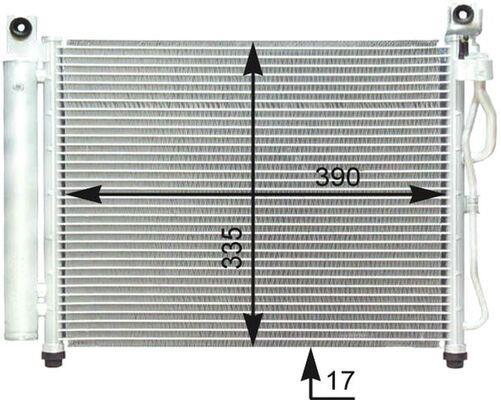Condenseur, climatisation (Radiateur de climatisation) MAHLE Aftermarket ref. AC 419 000P