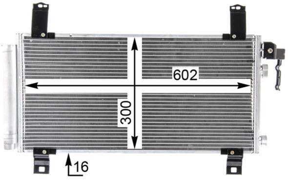 Condenseur, climatisation (Radiateur de climatisation) MAHLE Aftermarket ref. AC 794 000P