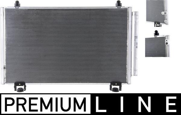 Condenseur, climatisation (Radiateur de climatisation) MAHLE Aftermarket ref. AC 814 000P