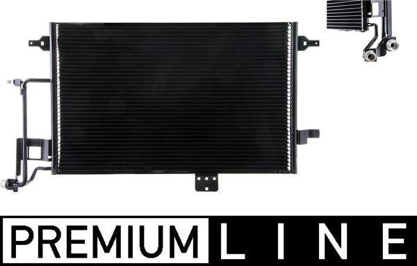Condenseur, climatisation (Radiateur de climatisation) MAHLE Aftermarket ref. AC 822 000P