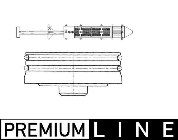 Filtre déshydrateur du circuit de climatisation MAHLE Aftermarket ref. AD 190 000P