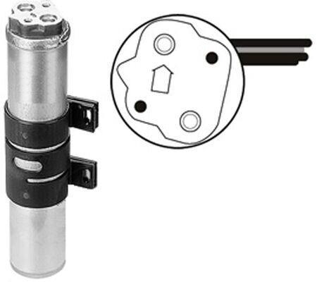 Filtre déshydrateur du circuit de climatisation MAHLE Aftermarket ref. AD 200 000P
