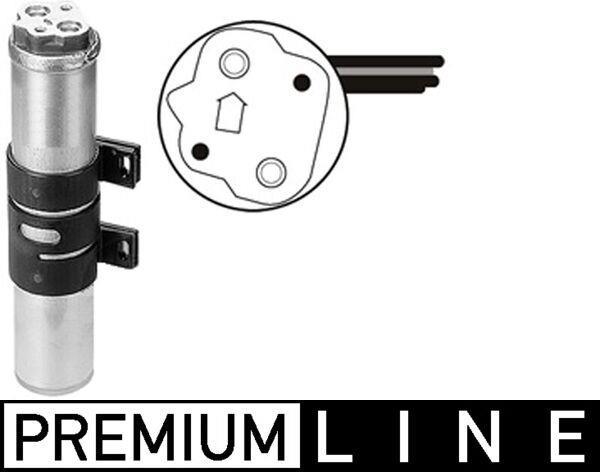 Filtre déshydrateur du circuit de climatisation MAHLE Aftermarket ref. AD 200 000P
