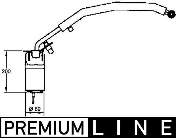 Filtre déshydrateur du circuit de climatisation MAHLE Aftermarket AD 278 000P