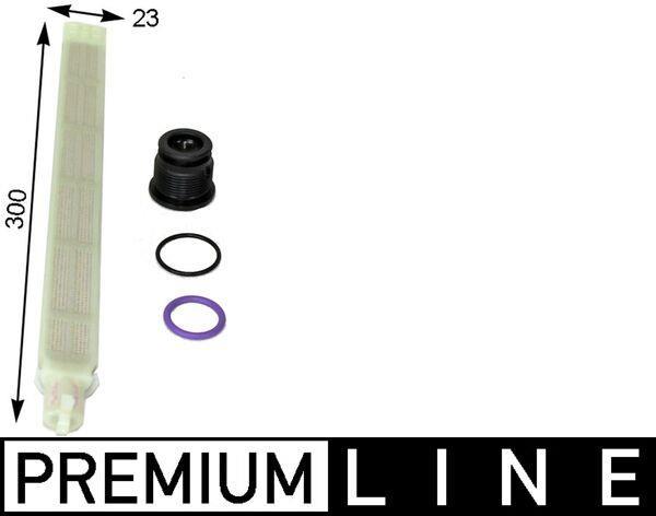 Filtre déshydrateur du circuit de climatisation MAHLE Aftermarket ref. AD 86 000P