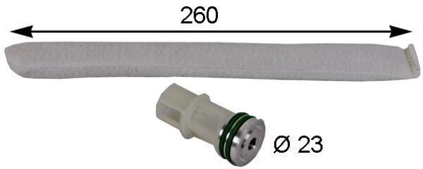 Filtre déshydrateur du circuit de climatisation MAHLE Aftermarket ref. AD 88 000S