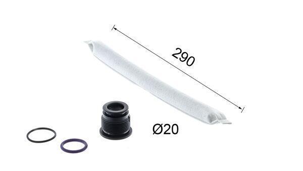 Filtre déshydrateur du circuit de climatisation MAHLE Aftermarket ref. AD 93 000P