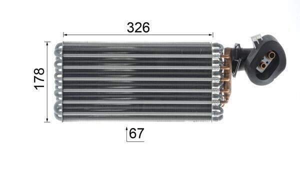 Evaporateur climatisation MAHLE Aftermarket ref. AE 32 000P