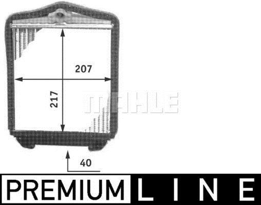 Radiateur de chauffage MAHLE Aftermarket ref. AH 102 000P