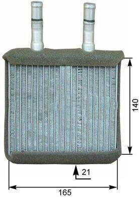 Radiateur de chauffage MAHLE Aftermarket ref. AH 171 000P