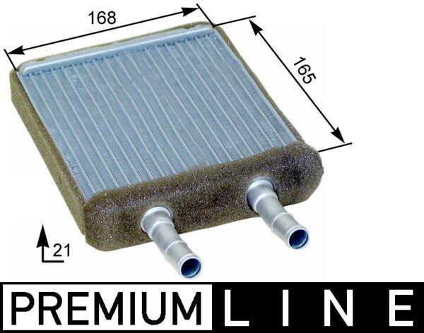 Radiateur de chauffage MAHLE Aftermarket ref. AH 173 000P