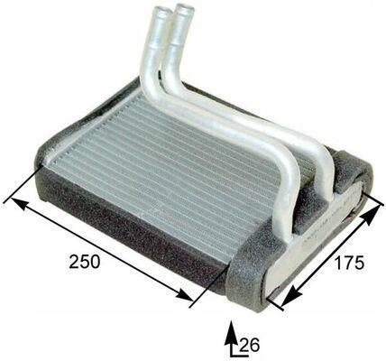 Radiateur de chauffage MAHLE Aftermarket ref. AH 176 000P