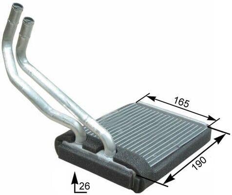 Radiateur de chauffage MAHLE Aftermarket ref. AH 177 000P