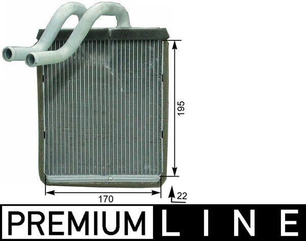 Radiateur de chauffage MAHLE Aftermarket ref. AH 179 000P
