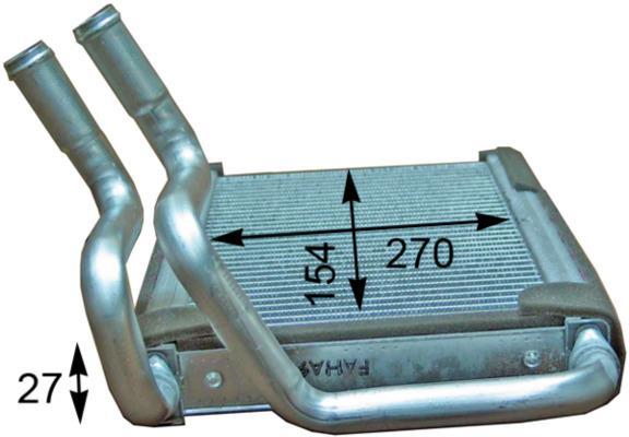 Radiateur de chauffage MAHLE Aftermarket AH 205 000P