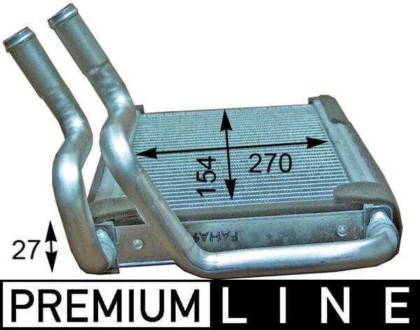 Radiateur de chauffage MAHLE Aftermarket AH 205 000P