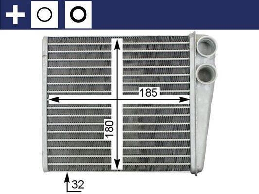 Radiateur de chauffage MAHLE Aftermarket ref. AH 208 000S