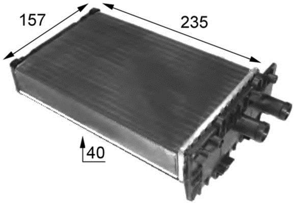 Radiateur de chauffage MAHLE Aftermarket ref. AH 48 000S
