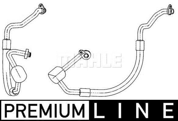 Conduite à basse pression, climatisation MAHLE Aftermarket ref. AP 122 000P