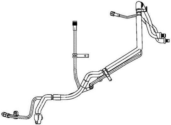 Conduite à haute/basse pression, climatisation MAHLE Aftermarket AP 136 000P