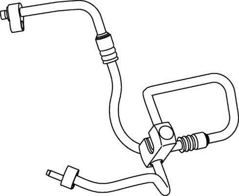 Conduite à haute/basse pression, climatisation MAHLE Aftermarket ref. AP 66 000P