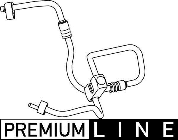 Conduite à haute/basse pression, climatisation MAHLE Aftermarket ref. AP 66 000P