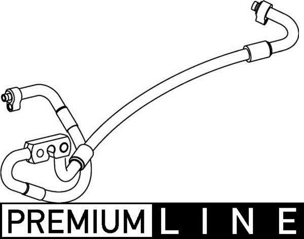 Conduite à haute/basse pression, climatisation MAHLE Aftermarket ref. AP 70 000P