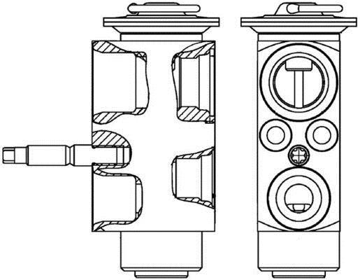 Válvula de expansão MAHLE Aftermarket ref. AVE 113 000P
