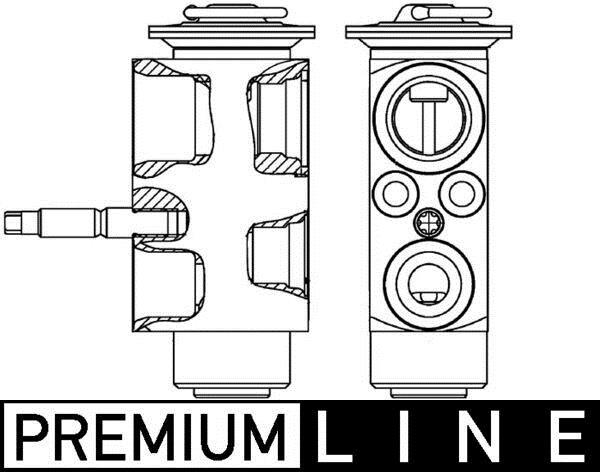 Válvula de expansão MAHLE Aftermarket ref. AVE 113 000P