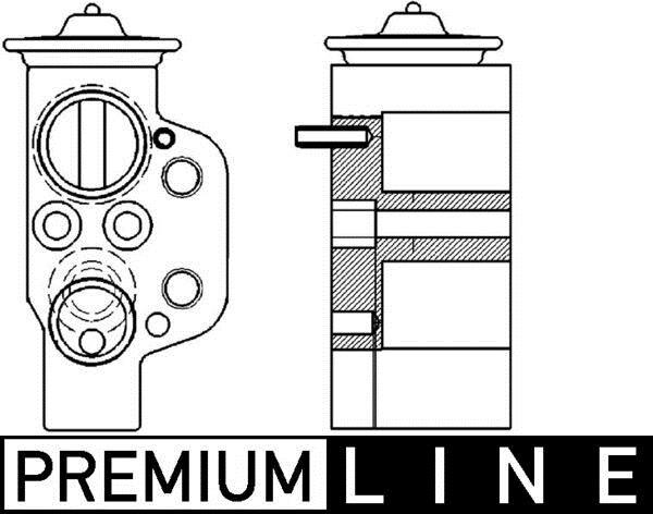 Válvula de expansão MAHLE Aftermarket ref. AVE 115 000P