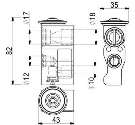 Détendeur, climatisation MAHLE Aftermarket ref. AVE 2 000P