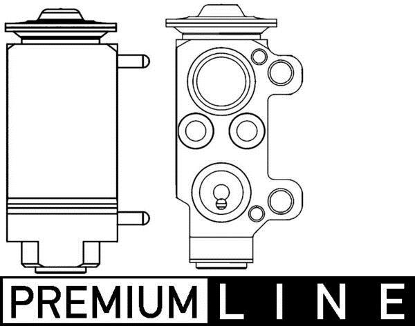 Válvula de expansão MAHLE Aftermarket ref. AVE 56 000P